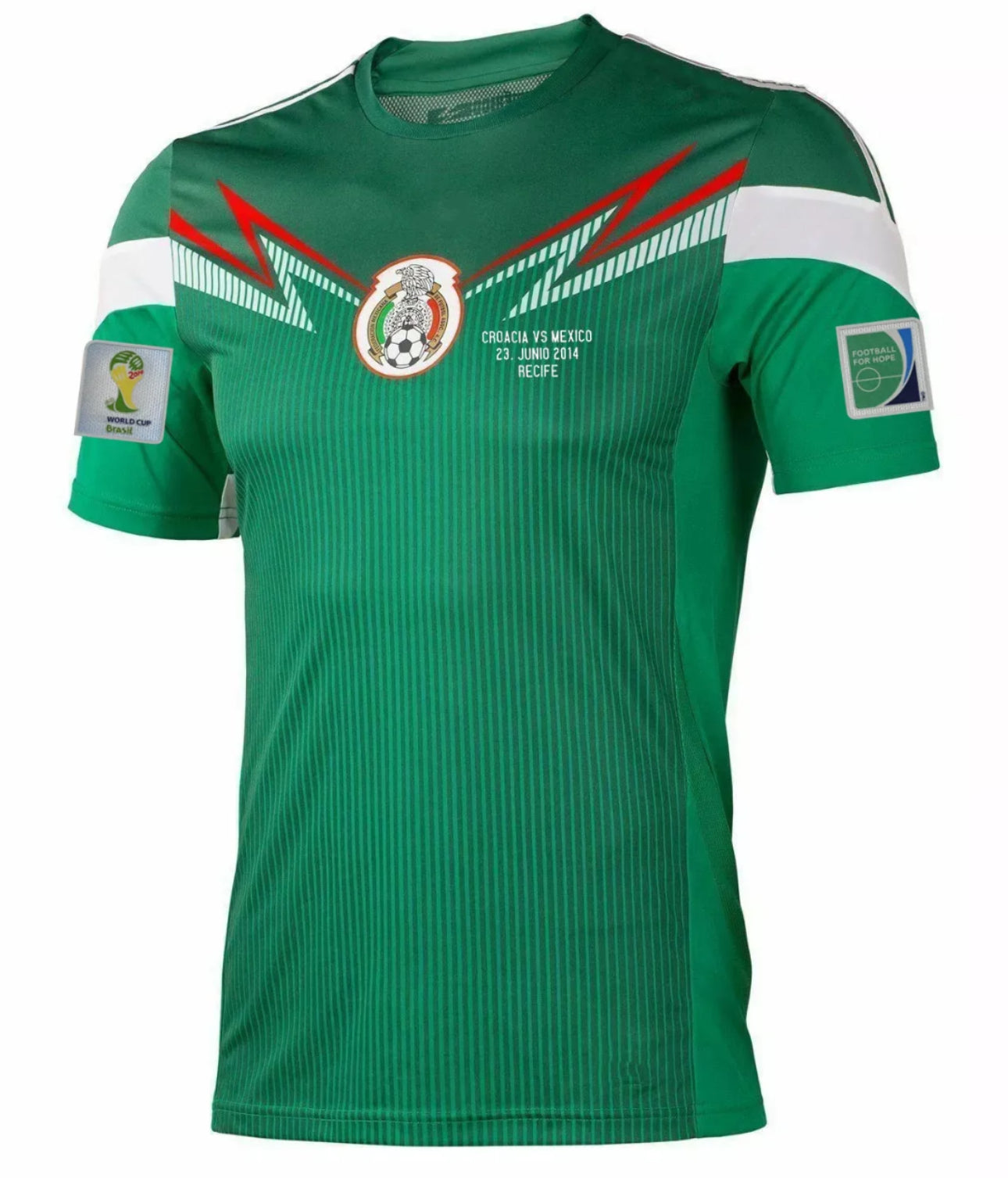 Retro 2014 WC Mexico Home Soccer Jersey Shirt! Retro Soccer Jersey, for Men, Vintage Soccer Jersey
